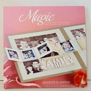 Magic by Jeanette R. Lynton Scrapbooking Layout and Recipe Book with DVD 📀